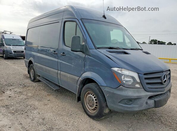 WD3PE7CD3JP622442 2018 MERCEDES-BENZ SPRINTER Blue Передня права чверть