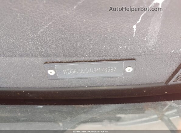 WD3PE8CD1GP178587 2016 MERCEDES-BENZ SPRINTER Silver Widok komory silnika