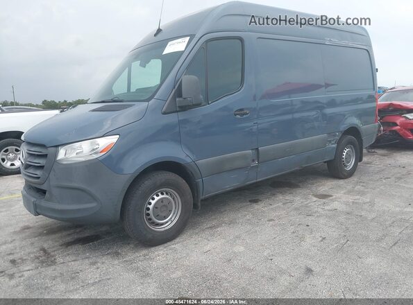 WD4PF0CD2KP104615 2019 MERCEDES-BENZ SPRINTER Gray Առջևի ձախ երեք քառորդ տեսարան