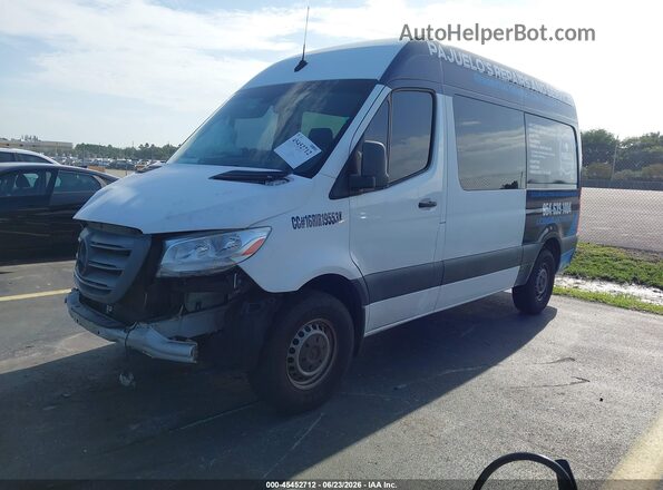 WD4PF0ED5KT004187 2019 MERCEDES-BENZ SPRINTER White Առջևի ձախ երեք քառորդ տեսարան