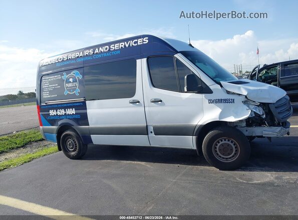 WD4PF0ED5KT004187 2019 MERCEDES-BENZ SPRINTER White Սալոնի հետևի տեսք