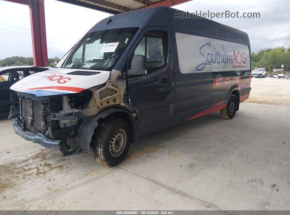 WD4PF1CD8KP116483 2019 MERCEDES-BENZ SPRINTER Серый Передняя левая четверть
