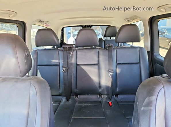 WD4PG2EE0J3452286 2018 MERCEDES-BENZ METRIS Black უკანა სავარძლების ხედი