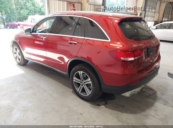 WDC0G4JB0KF641887 2019 MERCEDES-BENZ GLC 300 Красный Задняя левая четверть