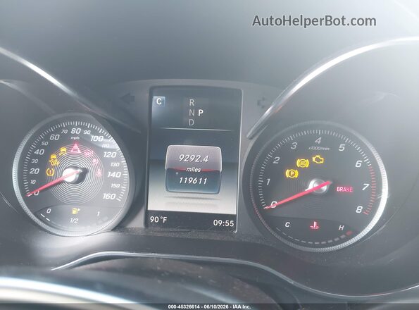 WDC0G4JB0KV125244 2019 MERCEDES-BENZ GLC 300 White Widok tylnych siedzeń