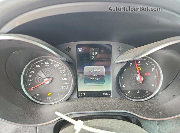 WDC0G4JB0KV143582 2019 MERCEDES-BENZ GLC-CLASS Black Instrument cluster view