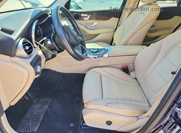 WDC0G4JB2K1002598 2019 MERCEDES-BENZ GLC-CLASS Blue Вид салону спереду