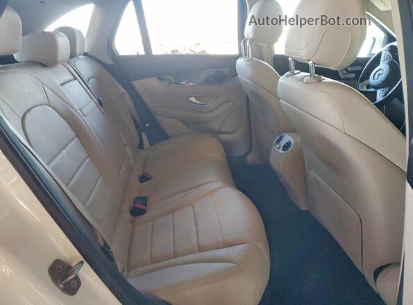WDC0G4JB3HF158807 2017 MERCEDES-BENZ GLC-CLASS White Rear seats view