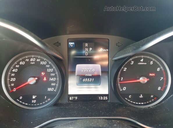 WDC0G4JB3JV065765 2018 MERCEDES-BENZ GLC-CLASS Gray Вид щитка приладів