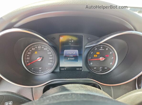 WDC0G4JB4HF132135 2017 MERCEDES-BENZ GLC-CLASS White Вид щитка приладів