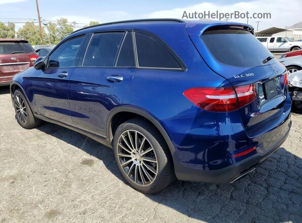 WDC0G4JB4HF197289 2017 MERCEDES-BENZ GLC-CLASS Синий Задняя левая четверть