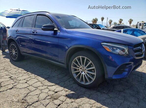 WDC0G4JB4HF197289 2017 MERCEDES-BENZ GLC-CLASS Синий Передняя правая четверть