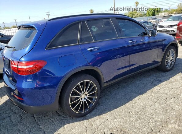 WDC0G4JB4HF197289 2017 MERCEDES-BENZ GLC-CLASS Синий Задняя правая четверть