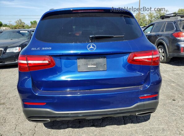 WDC0G4JB4HF197289 2017 MERCEDES-BENZ GLC-CLASS Синий Вид сзади