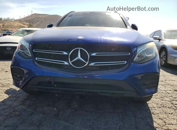 WDC0G4JB4HF197289 2017 MERCEDES-BENZ GLC-CLASS Синий Вид спереди
