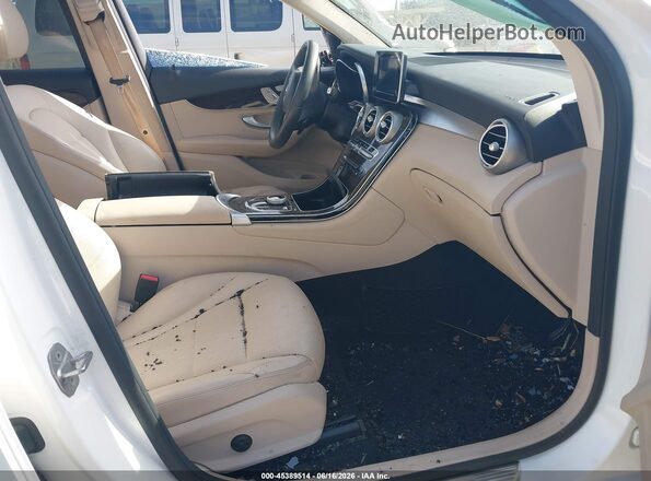 WDC0G4JB4HF205570 2017 MERCEDES-BENZ GLC 300 White წინა სალონის ხედი