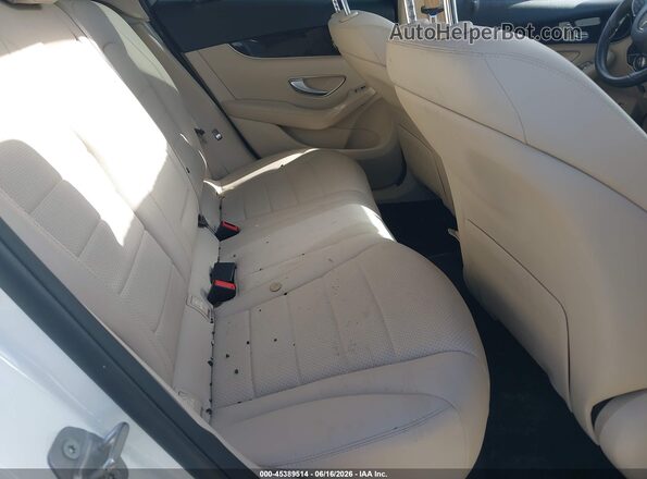 WDC0G4JB4HF205570 2017 MERCEDES-BENZ GLC 300 White VIN კოდის სტიკერის ხედი