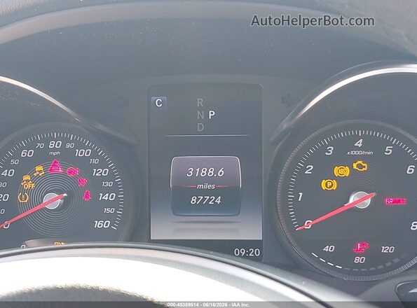 WDC0G4JB4HF205570 2017 MERCEDES-BENZ GLC 300 White უკანა სავარძლების ხედი