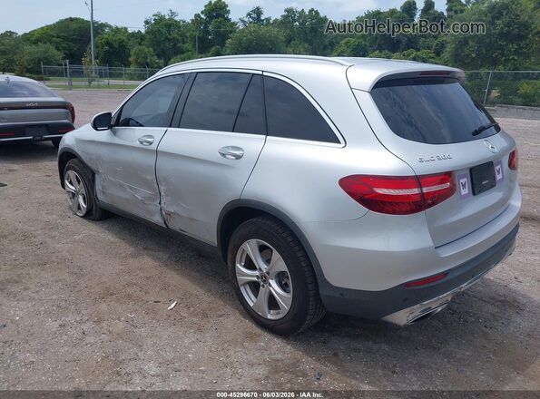 WDC0G4JB4JV064124 2018 MERCEDES-BENZ GLC 300 Серебряный Задняя левая четверть