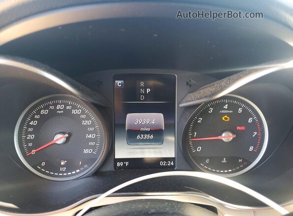 WDC0G4JB4KV162510 2019 MERCEDES-BENZ GLC-CLASS White Vista del cuadro de instrumentos
