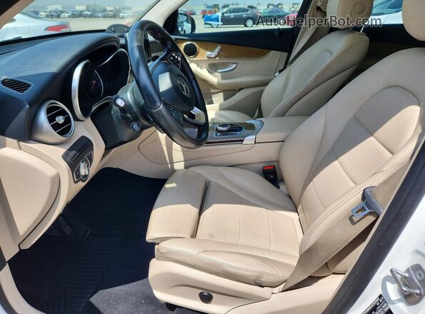 WDC0G4JB5JV035196 2018 MERCEDES-BENZ GLC-CLASS White Вид салону спереду