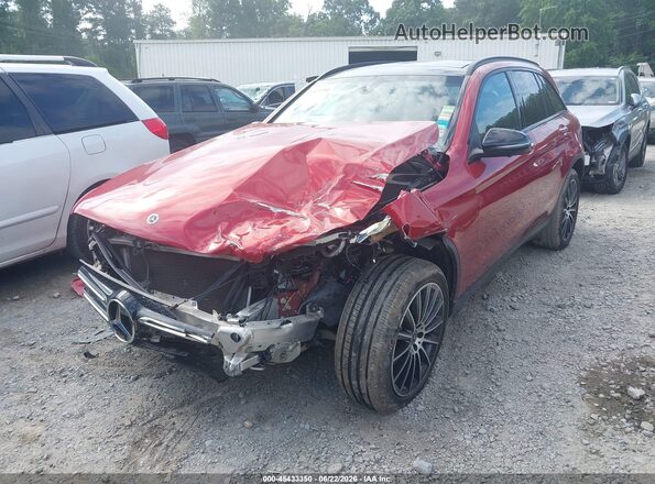 WDC0G4JB5KV121187 2019 MERCEDES-BENZ GLC 300 Красный Передняя левая четверть