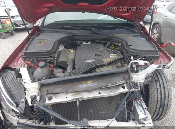 WDC0G4JB5KV121187 2019 MERCEDES-BENZ GLC 300 Красный Вид сзади