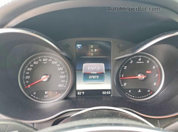 WDC0G4JB5KV138636 2019 MERCEDES-BENZ GLC-CLASS White Սարքավորումների վահանակի տեսք