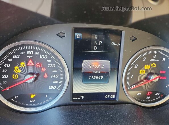 WDC0G4JB6GF025280 2016 MERCEDES-BENZ GLC-CLASS Brown Vista del cuadro de instrumentos