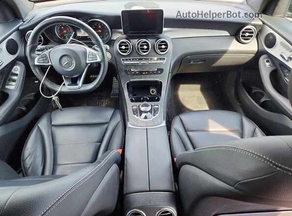 WDC0G4JB6KV175355 2019 MERCEDES-BENZ GLC-CLASS Blue Вид панелі приладів