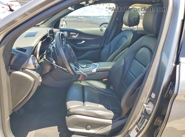 WDC0G4JB7HF135370 2017 MERCEDES-BENZ GLC-CLASS Gray წინა სალონის ხედი