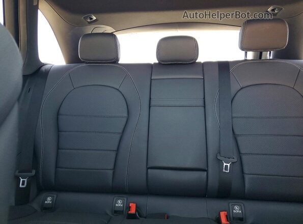 WDC0G4JB7HF135370 2017 MERCEDES-BENZ GLC-CLASS Gray უკანა სავარძლების ხედი