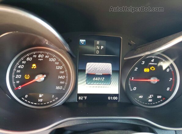 WDC0G4JB7HF135370 2017 MERCEDES-BENZ GLC-CLASS Gray ხელსაწყოთა პანელის ხედი