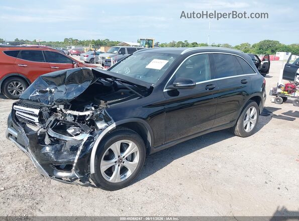 WDC0G4JB7JV037970 2018 MERCEDES-BENZ GLC 300 Black Առջևի ձախ երեք քառորդ տեսարան