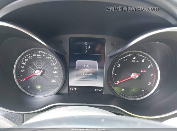 WDC0G4JB7JV077224 2018 MERCEDES-BENZ GLC 300 Черный Вид задних сидений