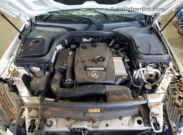 WDC0G4JB8GF006603 2016 MERCEDES-BENZ GLC-CLASS White Engine compartment view
