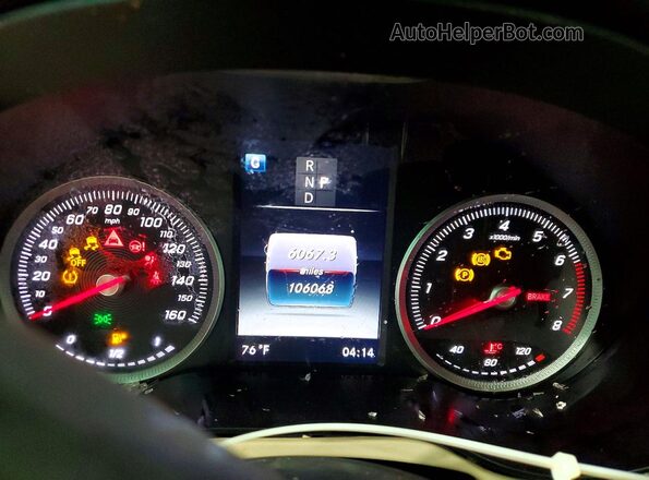 WDC0G4JB8GF006603 2016 MERCEDES-BENZ GLC-CLASS White Instrument cluster view