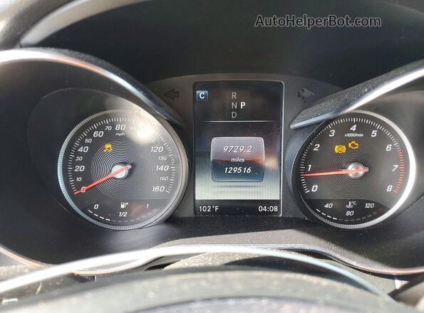 WDC0G4JB8HF127567 2017 MERCEDES-BENZ GLC-CLASS Белый Вид щитка приборов