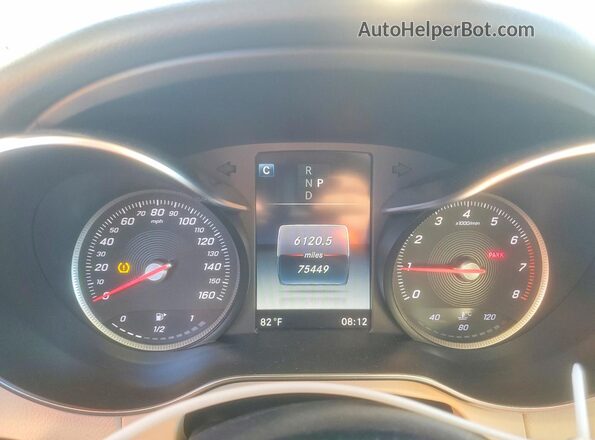WDC0G4JB8HF256909 2017 MERCEDES-BENZ GLC-CLASS Blue Սարքավորումների վահանակի տեսք