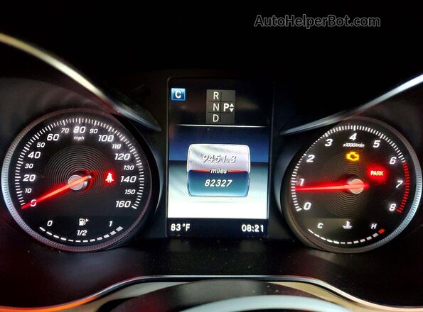 WDC0G4JB8JV087888 2018 MERCEDES-BENZ GLC-CLASS Black Widok zestawu wskaźników