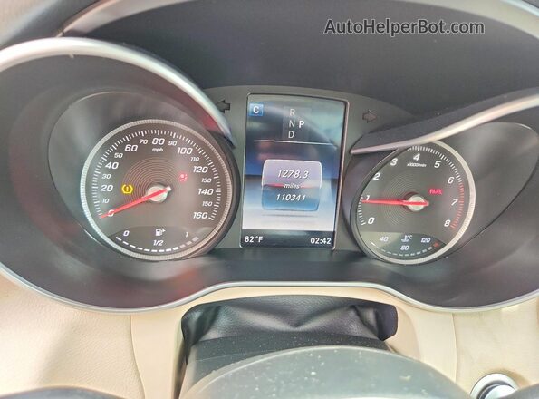WDC0G4JB9GF091127 2016 MERCEDES-BENZ GLC-CLASS Черный Вид щитка приборов