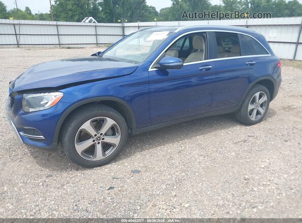 WDC0G4JB9KV160123 2019 MERCEDES-BENZ GLC 300 Синий Передняя левая четверть