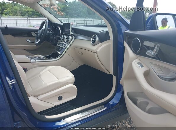 WDC0G4JB9KV160123 2019 MERCEDES-BENZ GLC 300 Синий Вид салона спереди