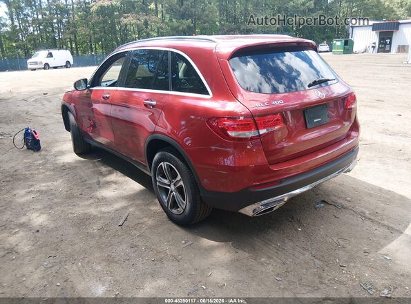 WDC0G4JBXHF113475 2017 MERCEDES-BENZ GLC 300 Red Задня ліва чверть