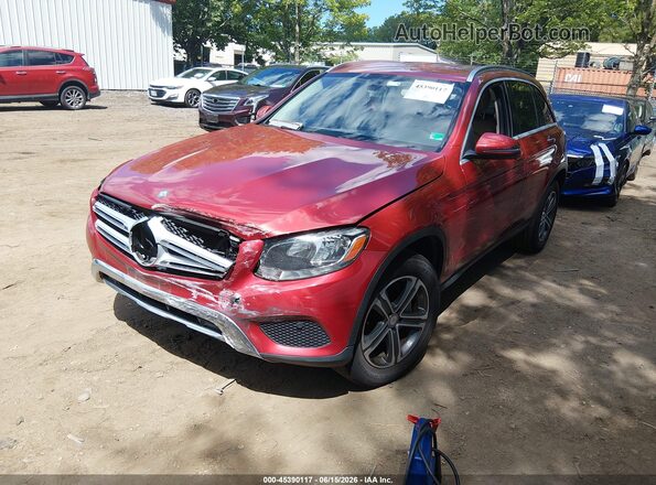 WDC0G4JBXHF113475 2017 MERCEDES-BENZ GLC 300 Red Передня ліва чверть