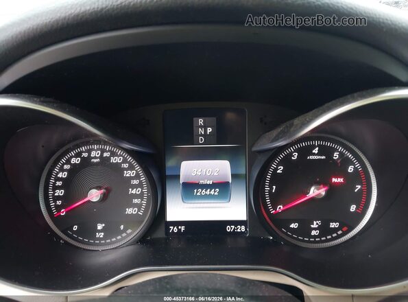 WDC0G4JBXHF166421 2017 MERCEDES-BENZ GLC 300 Dark Blue Widok tylnych siedzeń