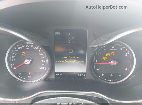 WDC0G4JBXKV141967 2019 MERCEDES-BENZ GLC 300 White Вид задніх сидінь