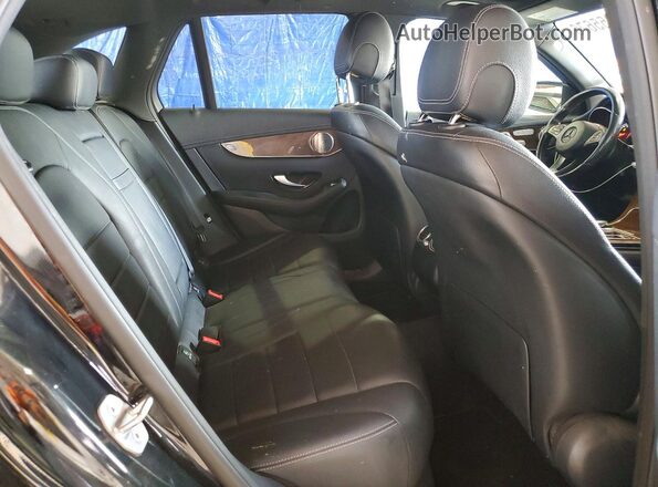 WDC0G4KB0HF122975 2017 MERCEDES-BENZ GLC-CLASS Black Rear interior view