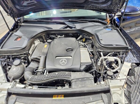 WDC0G4KB0HF139808 2017 MERCEDES-BENZ GLC-CLASS Blue ძრავის განყოფილების ხედი