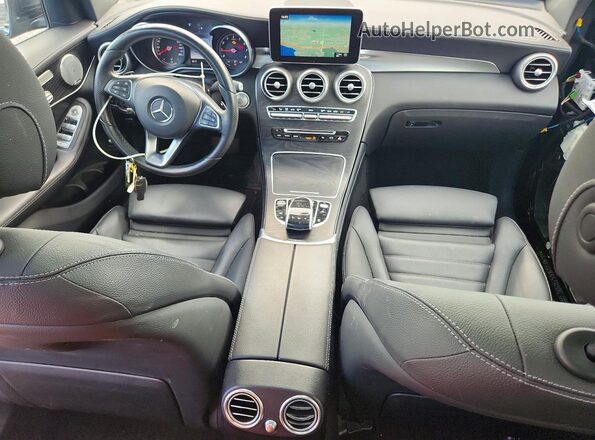 WDC0G4KB1HF178195 2017 MERCEDES-BENZ GLC-CLASS Black წინა პანელის ხედი
